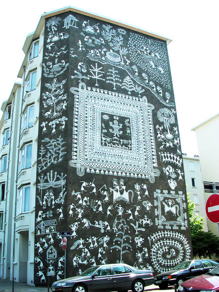 法国街头梦幻壁画